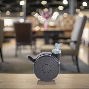 Heiß verkaufte 3-Zoll-75-mm-Schwarzrad-Lenkrollen mit Bremsen Bestseller für Wohnzimmer und Küche - Product Image 2