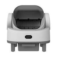 Bac à litière pour chat automatique à nettoyage automatique, capacité 9L, toilette intelligente pour chat avec contrôle des odeurs et capteurs de sécurité pour les chats de grande taille