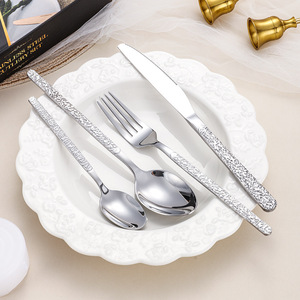 Stone Pattern Tableware Set 18 24 Piece Minimalist Western Steak Knife Fork Spoon <b>Gift</b> <b>Box</b> Business <b>Gifts</b> Solid Color - Product Image 3