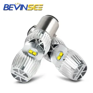 Bevinsee 2x LED汽车白色2000LM前照灯灯泡，适用于Vespa ET2 ET4 2001 2002 2003 2004