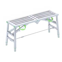 Tabouret pliant à support unique, échelle d'échafaudage pliable réglable, marchepied de construction portable