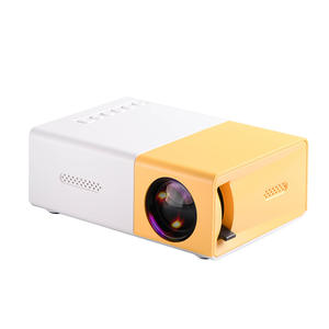 โปรเจคเตอร์โฮมเธียเตอร์พกพาขนาดเล็ก Rongqi หลอดไฟ LED สีเหลืองและสีขาว 1080P 100 ลูเมนส์ - Product Image 6