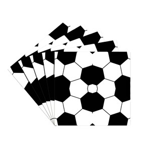 Décorations de fête pour enfants DAMAI, thème football, assiettes en papier, fournitures de fête jetables, ensemble de vaisselle de fête, gobelets, serviettes, nappe, bannière - Product Image 6