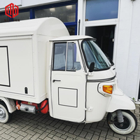 Chariot de café à prix d'usine, chariot de nourriture électrique, tuk-tuk, camion électrique personnalisé en tôle galvanisée, restauration rapide, France