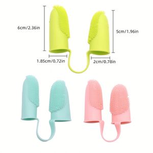 Cepillo Dental de Silicona de Doble Punta de 360 Grados, Ecológico, Duradero, Portátil, Elimina el Mal Aliento, Multicolor, Gran Venta - Product Image 2