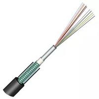 Cable de Fibra Óptica GYXTW para Exteriores, Entierro Directo Subterráneo, Tubo Suelto Trenzado
