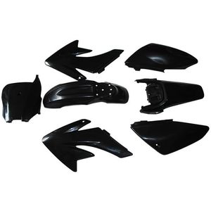 Garde-boue pour moto tout-terrain CRF70, grandes coques de protection en plastique noir, accessoires de carrosserie - Product Image 1