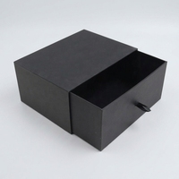 Boîte cadeau en papier rigide magnétique de luxe haut de gamme, style couvercle rabattable et tiroir, pour emballage de cadeaux d'affaires de bureau