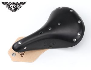 Gyes bicicleta de carretera Retro cuero de vaca sillín MTB bicicleta cuero de vaca cojín asientos hechos a mano - Product Image 3