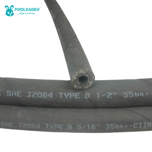 Tuyau de climatisation et de <span class=keywords><strong>refroidissement</strong></span> en caoutchouc CIIR tressé en fil d'acier pour équipement hors route, bus et camions, SAE J2064 Type B, 22 mm (7/8 pouce) - Product Image 1