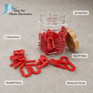 Entretoises <span class=keywords><strong>en</strong></span> plastique <span class=keywords><strong>en</strong></span> forme de U <span class=keywords><strong>pour</strong></span> carrelage, entretoises de joint <span class=keywords><strong>pour</strong></span> carrelage <span class=keywords><strong>en</strong></span> céramique et porcelaine, aide à la pose et à l'insertion des joints de carrelage - Product Image 1