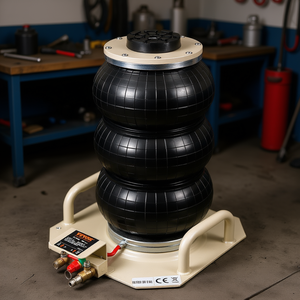 Cric pneumatique triple Vevor 3 tonnes, hauteur de levage 17,7 pouces, avec tubes en acier - Product Image 2