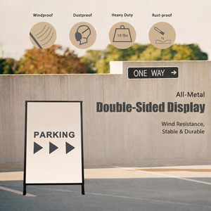 Panneau publicitaire LED personnalisé en forme de A, double face, support d'affichage pour affiches, boîte lumineuse publicitaire pour les commerces de détail, les restaurants et les entreprises - Product Image 6