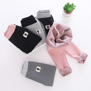 Leggings de una Pieza para Niñas, Otoño e Invierno 2019, Pantalones Casuales Cálidos para Niños, Tejidos, Estampados, Ecológicos y Gruesos - Product Image 2