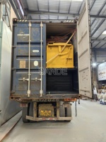 SANDE vente personnalisable usine acier support chariot Double face Transport un cadre chariots pour plaque de verre pierre dalle