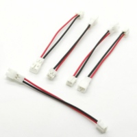 Konektor Micro Mini JST PH 2.0mm 2Pin Plug Male to Female Kabel Silikon untuk Aplikasi Elektronik 2022