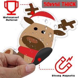 Aimants de réfrigérateur de Noël, décorations magnétiques pour réfrigérateur, autocollants magnétiques personnalisés pour souvenirs touristiques écologiques et durables - Product Image 5