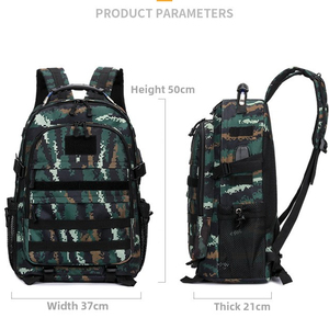 HighCapacity Tactical <b>Backpack</b> for Sports Hiking Travel Pure Color Outdoor Multifunctional Waterproof Bag - Product Image 2