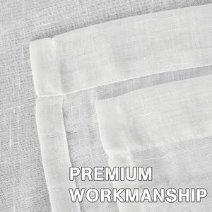 Tela de cortina transparente de poliéster 100% con aspecto de lino, precio barato para sala de estar, - Product Image 3