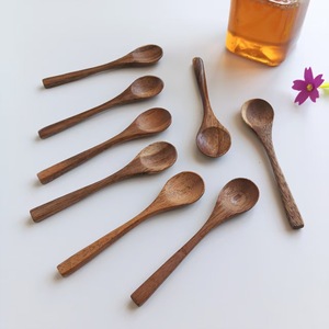 Japanese-style wooden <b>spoon</b>, short-handled mini <b>spoon</b>, ice cream <b>spoon</b>, dessert <b>spoon</b>, <b>coffee</b> <b>spoon</b>, trendy acacia wood <b>spoon</b>, - Product Image 4