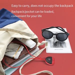 Mini masajeador de cuello de pulso de baja frecuencia colgante plegable portátil para aplicación corporal - Product Image 6