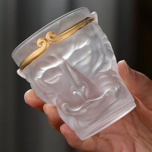 Venta caliente 110ml Nuevo estilo Diseño creativo Resistente al calor Monkey King Glass Cup - Product Image 5