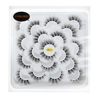 Hand Made Faux Mink 3D Cat Eye Lashes <strong>Extension</strong> Soft Natural 5 Pairs Hand Crafted Strip <strong>Eyelash</strong> Tray Package with Custom Logo