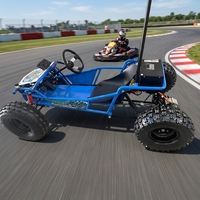 Kart électrique tout-terrain monoplace pour adultes, buggy de drift à 4 roues, kart de course électrique commercial pour parc