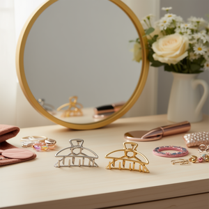 Pinza de Pelo Triangular Angelina de 4.5 cm para Mujer, Pinza Pequeña para el Cabello, Joyería de Moda Diaria de Alta Calidad - Product Image 5