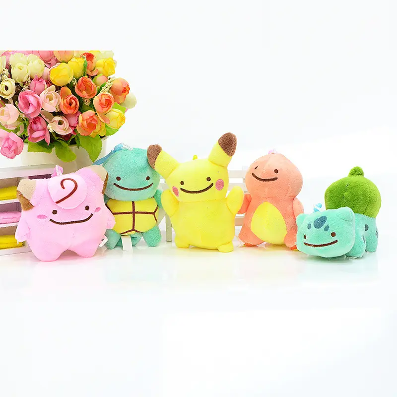 10 cm mais vendidos brinquedos de pelúcia de pelúcia de Pikachu de cartoonPelúcia Boneca Kawaii Pikachu brinquedos de pelúcia