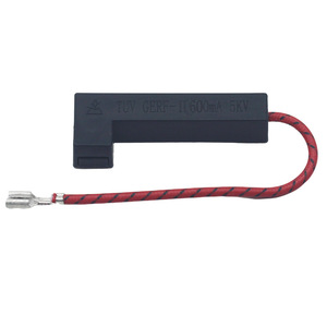Tuv Gerf Ii 600ma 5kv <b>Microwave</b> Oven Fuse With <b>Red</b> Wire And Metal Terminal For Household Use - Product Image 1