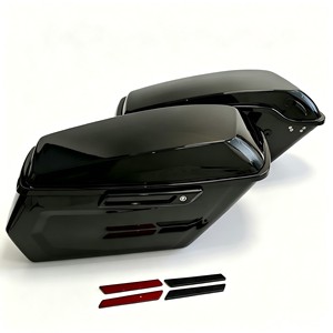 Nouvelles sacoches rigides en plastique ABS de style moderne pour bagages de moto Touring Road King Street Glide 2014-2023 - Product Image 4