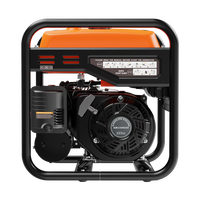 Générateur à inverseur Hwasdan économique, moteur essence 4 temps, monophasé 220V 50/60Hz, utilisation extérieure, design silencieux et portable, 4,5 kW