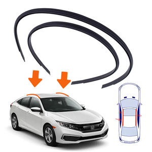 Auto-Dachleiste Tropfleiste Dach-Wetterdichtung Zierleiste Dichtung Kompatibel mit <span class=keywords><strong>Honda</strong></span> <span class=keywords><strong>Civic</strong></span> Limousine 2016-2021 74306-TBA-A00 - Product Image 1