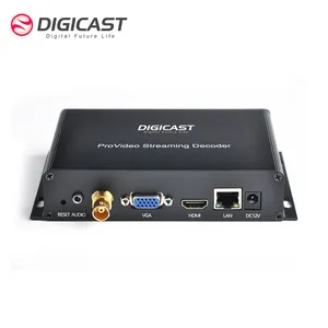 Bộ giải mã 4K @ 30fps hỗ trợ B khung HD mi VGA CVBS RTMP H265 video IP Encoder Bộ giải mã