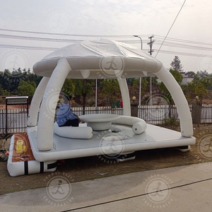 Île flottante gonflable de haute qualité pour fêtes nautiques, plateforme flottante pour <span class=keywords><strong>la</strong></span> <span class=keywords><strong>mer</strong></span> ou le lac, location estivale - Product Image 3