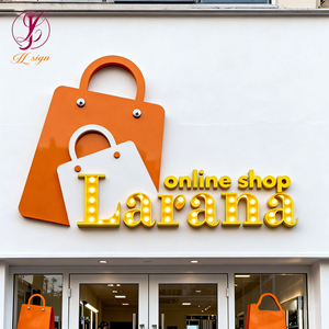 Insegna Luminosa a LED 3D con Logo Pubblicitario Retrò <span class=keywords><strong>Americano</strong></span> per Esterni, per Cinema, Teatri e Vetrine - Product Image 5