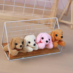 12cm mignon en peluche 3D porte-clés couché chiot en peluche <span class=keywords><strong>Labrador</strong></span> poupée pendentif en peluche chiot porte-clés - Product Image 3