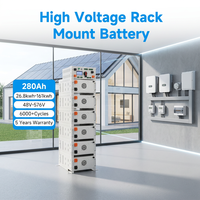 48V 280Ah 14kwh Lifepo4 Baterai Penyimpanan Energi Rumah Rak Server Penyimpanan 10kwh 51.2V 314ah 16kwh