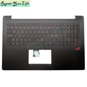 <span class=keywords><strong>Clavier</strong></span> d'ordinateur portable rétroéclairé FR BE NE LA SP pour ASUS N501JW UX501JW 90NB0873-R31FR0 avec repose-poignets, <span class=keywords><strong>clavier</strong></span> neuf, touches noires et rouges - Product Image 5