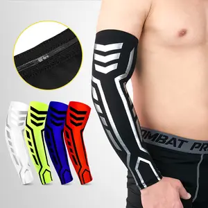 Protège-coude de mouvement antidérapant professionnel mince Spandex bras manchon Compression coussin de protection pour adultes moto utilisation sportive