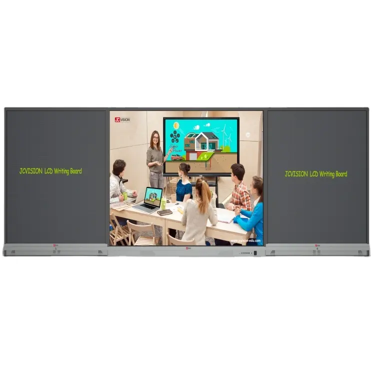 JCVISION akıllı LCD dijital ekran yazı tahtası beyaz tahta dokunmatik ekran