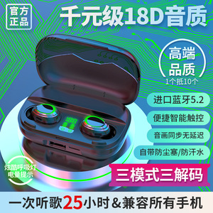 Écouteurs TWS Bluetooth 5.0 avec chargement Type C, suppression du bruit, pour jeux, sport, course à pied, e-sport, noir, blanc, tons de peau - Product Image 5