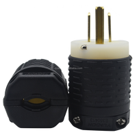 YUADON YD515P Offre Spéciale NEMA 5-15 prise de courant industrielle bonne qualité 3 broches USA prise 15A courant nominal 125V métal cuivre nominal