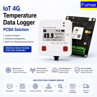 IoT 4G 온도 데이터 로거 PCBA 솔루션 (RS485/USB/Wi-Fi 통신 모델 DL0005-맞춤형 펌웨어 어셈블리)