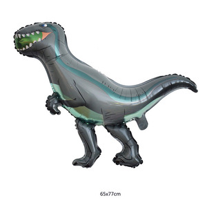 공룡 테마 호일 풍선 어린이 생일 풍선 세트 파티 장식 아기 소년 호일 풍선 - Product Image 5