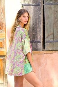 Nueva llegada señoras Vintage estampado elegante mujer Maxi vestido de verano vestidos casuales 100% viscosa poliéster lavable mejor precio - Product Image 4