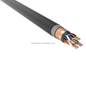 สายเคเบิล Cat5 SFTP CCA สำหรับภายนอกอาคาร ยอดขายดีที่สุด, ฉนวนป้องกันเดี่ยว 0.43/0.45/0.5 มม. 300 ม. ปลอกหุ้ม LSZH, สาย LAN - Product Image 4
