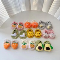 Chaussettes pour bébé nouveau-né, cadeau de naissance, design 3D en peluche poussin, abeille, avocat, chaussettes en tricot doux pour bébés garçons et filles