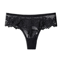 ZhenShangMei femmes Sexy sous-vêtements dentelle G-string exotique Lingerie culotte V-forme Cheeky Tangas avec nœud décor